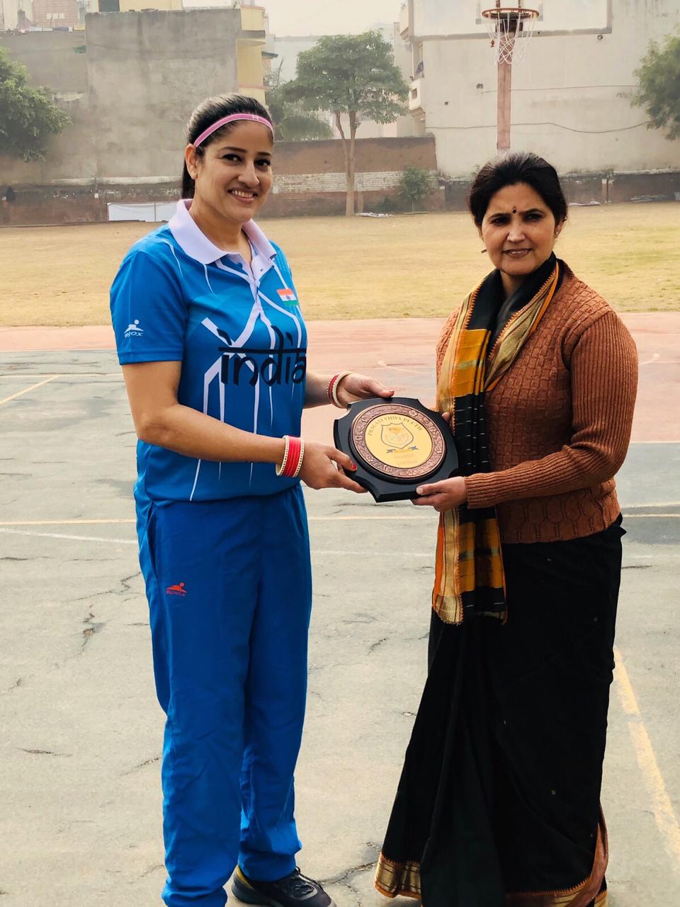 An informative session for Basketball held in Pragati vidya peeth. Ms.Shiba Maggon, Indian Women Basketball coach took this session for the students of class V and VI .she has given important tips of how to play.She gave a tremendous lecture regarding sports as a career .she also explained about the choices students can have in sports.students gain a new prospective towards sports after her session.